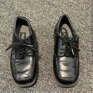 Unlisted Black Dress Shoes Polished Leather Lace-Up